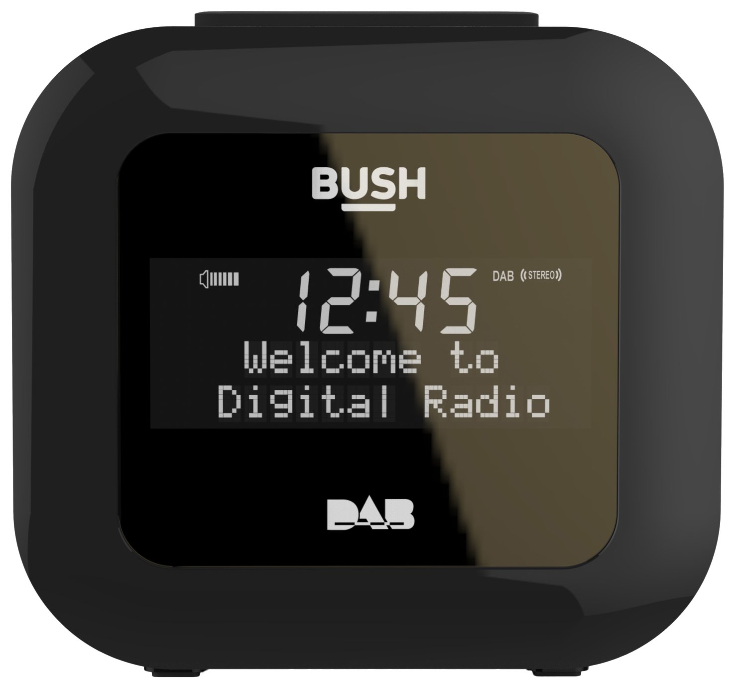 Bush USB DAB Clock Radio - Black