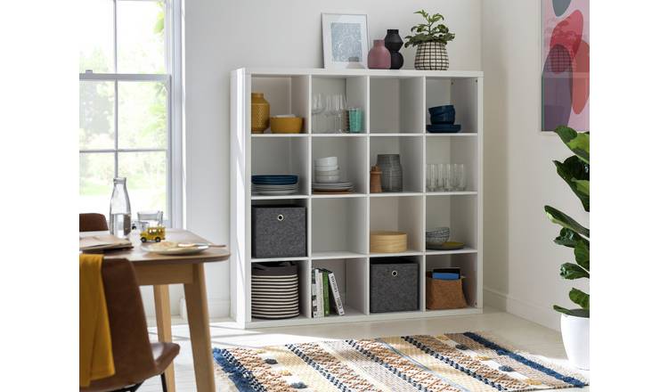 Bedroom cubby outlet storage