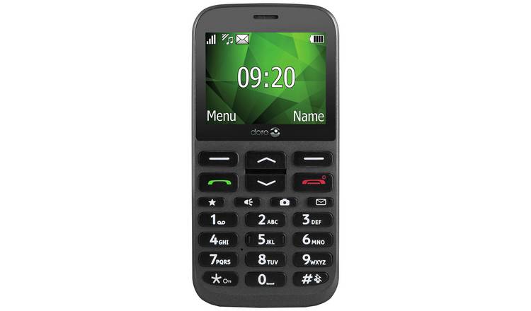 SIM Free Doro 1370 Mobile Phone - Graphite