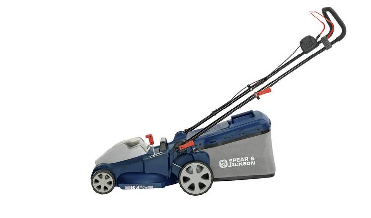 Argos lawnmower discount and strimmer set