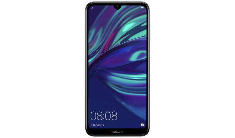 Buy Sim Free Huawei Y7 32gb Mobile Phone Midnight Black Sim