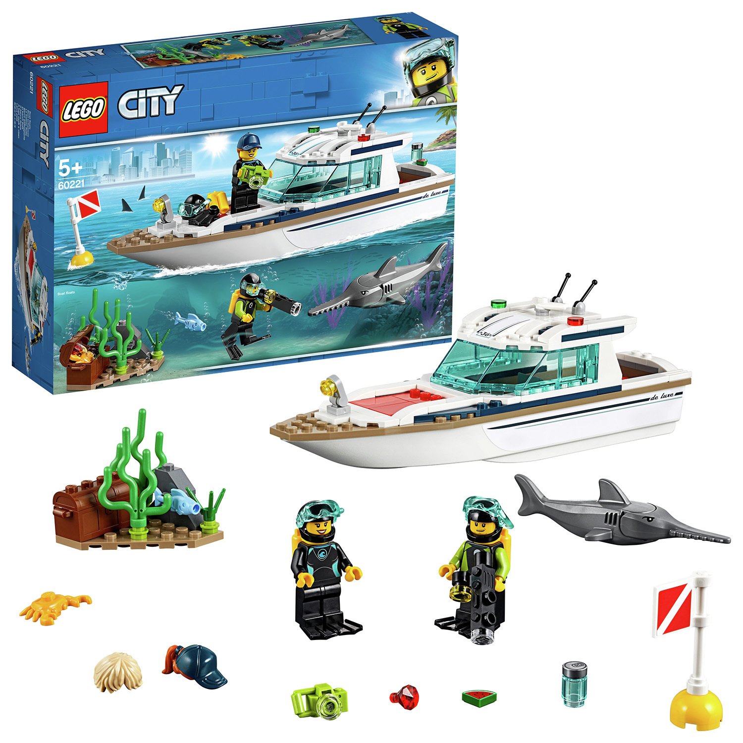 LEGO City Diving Toy Yacht Construction Set Review