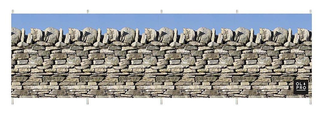 Olpro Stone Wall 5 Pole Windbreak