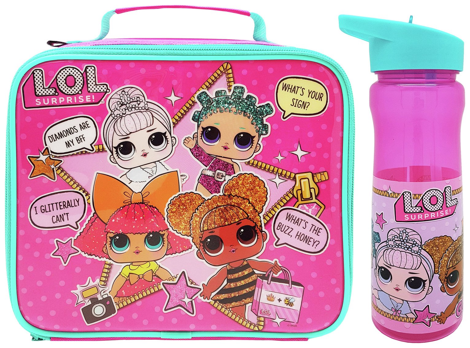 LOL Surprise Combo Lunch Bag & Bottle - 600ml