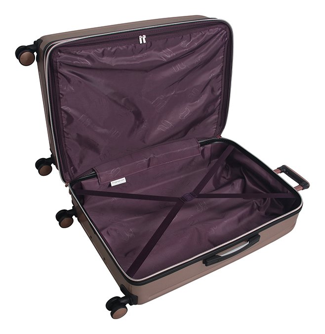 it Luggage Expandable 8 Wheel Hard Cabin Suitcase Rose Gold Review
