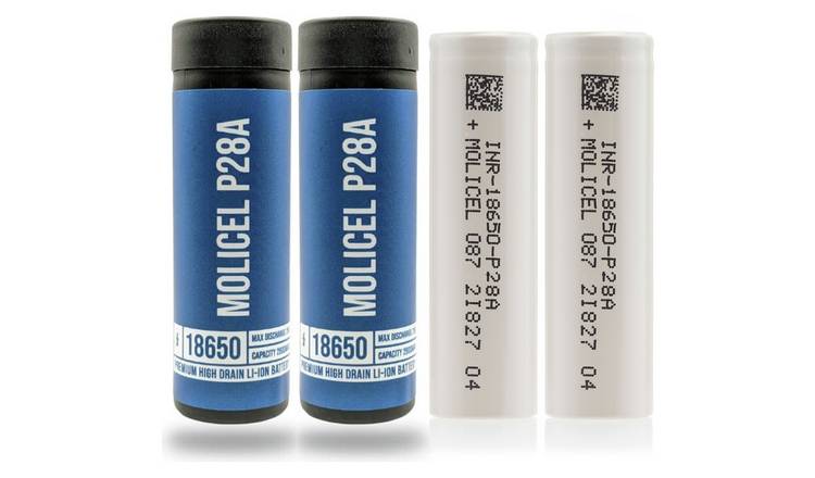 Molicel P26A 18650 Rechargeable Battery - Pack of 2