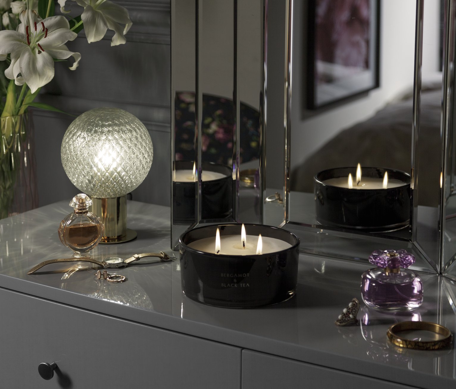 Argos Home Bergamot and Black Tea Multiwick Candle Review