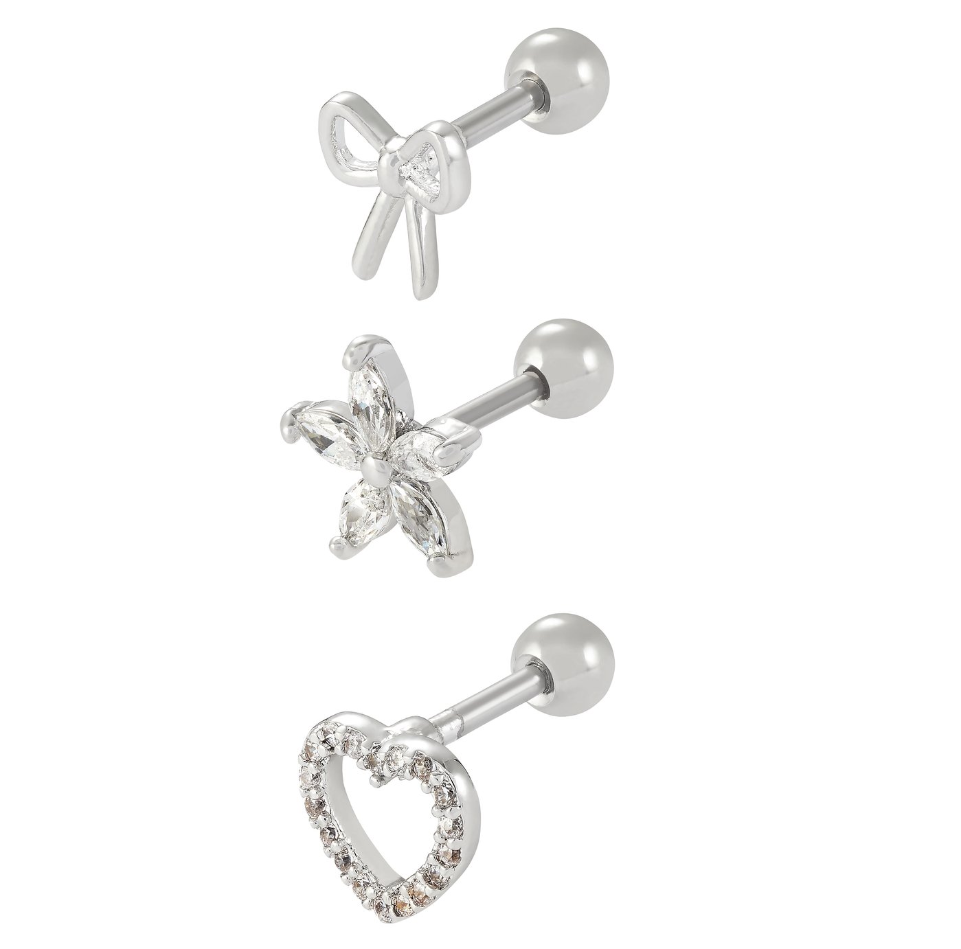 State of Mine Stainless Steel Helix Bow Cubic Zirconia Set Review