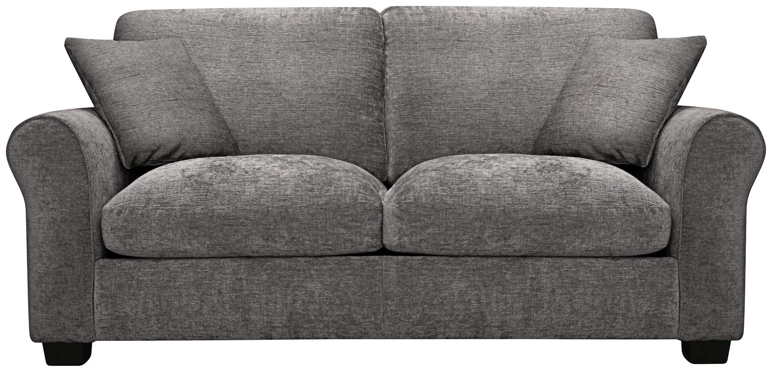 Argos Home Tammy 2 Seater Fabric Sofa bed - Charcoal