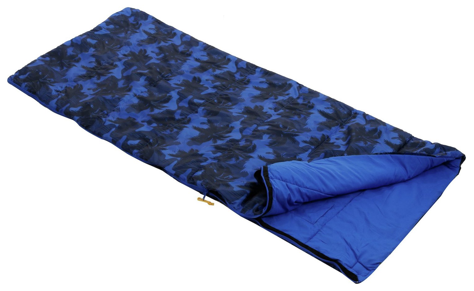 Regatta Maui Kids 300GSM Palm Tree Single Mummy Sleeping Bag