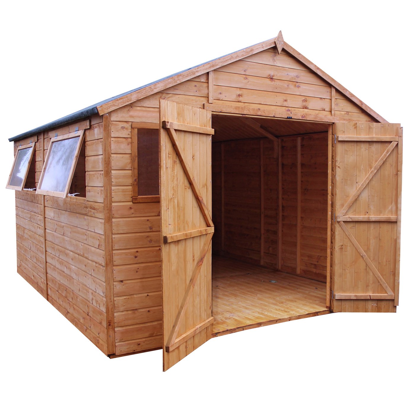 Mercia Wooden 12 x 10ft Premium Apex Workshop