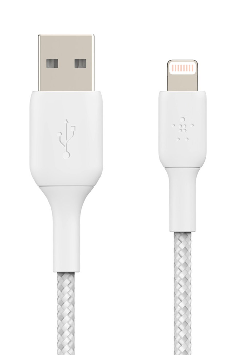 Belkin Braided USB-A to Lightning 3m Cable - White