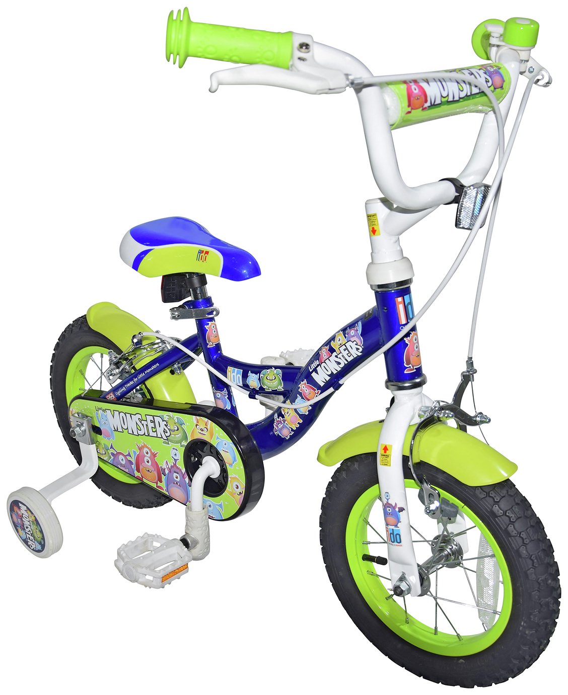 Click n Go Little Monsters 12 inch Wheel Size Kids Bike