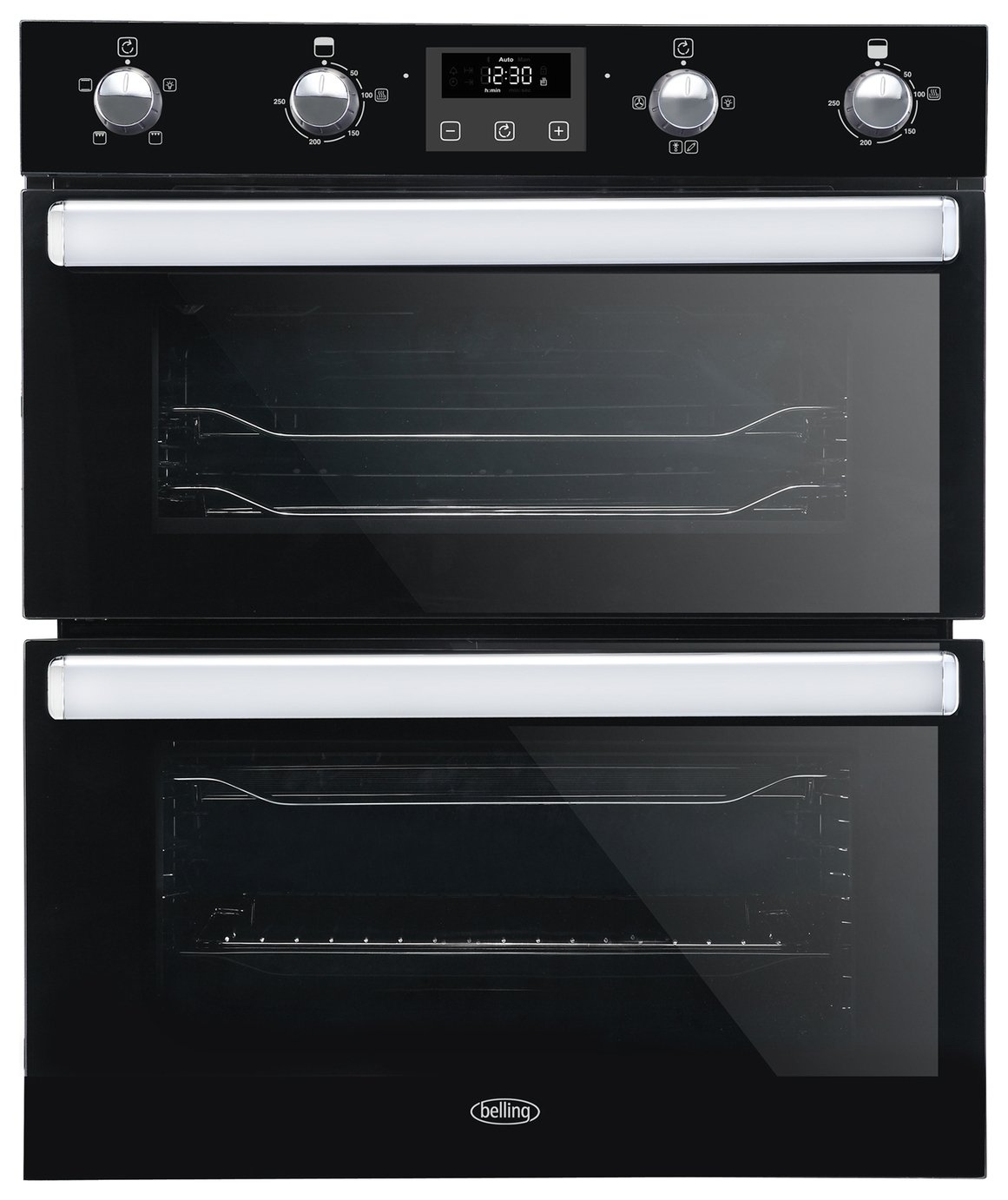 Belling BI702FPCT Built In Double Electric Oven - Black