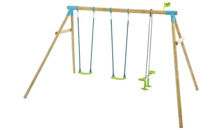 Argos wooden swing and slide online