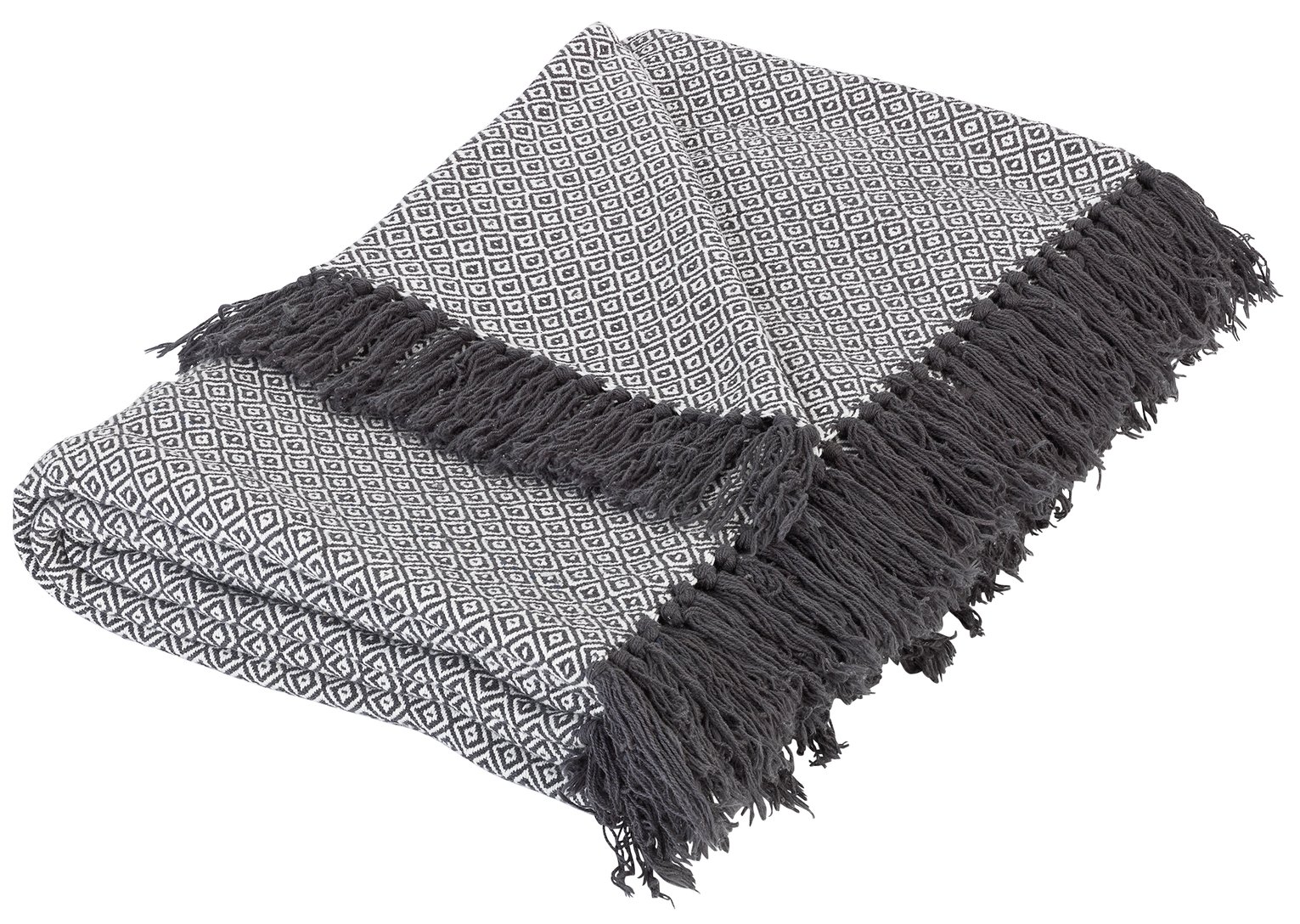 Argos Home Monochrome Tassel Throw Reviews