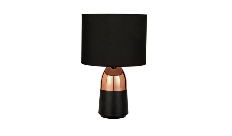 Buy Argos Home Duno Black Copper Touch Table Lamp Table