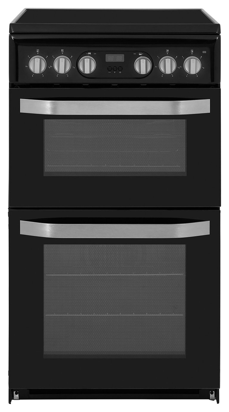 Black electric shop cooker 50cm