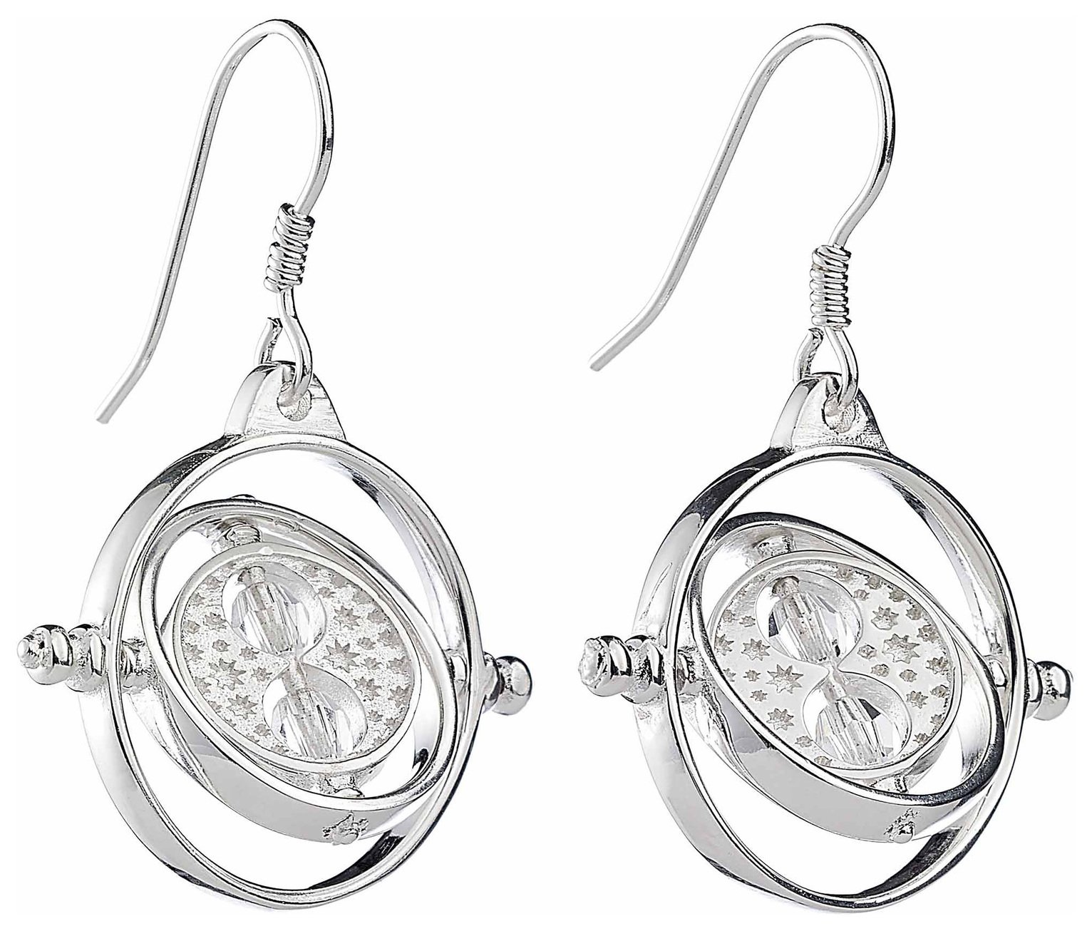 Harry Potter Time Turner Earrings with Crystals