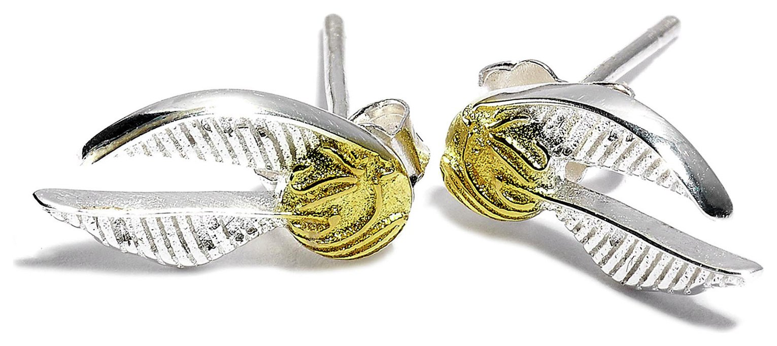 Harry Potter Silver Golden Snitch Stud Earrings Review