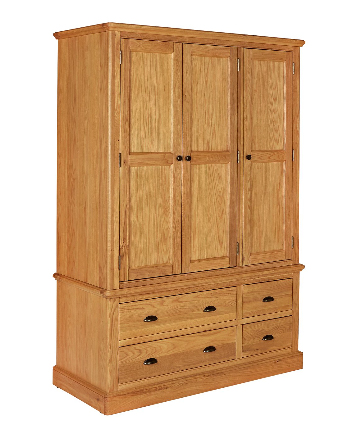 Argos Home Oakham Oak & Veneer 3 Door 4 Drawer Wardrobe Review