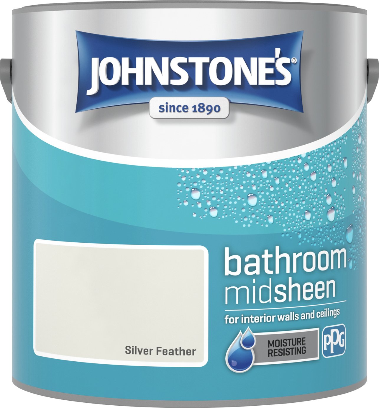 Johnstones Silver Feather Bathroom Emulsion Paint 2.5L Review