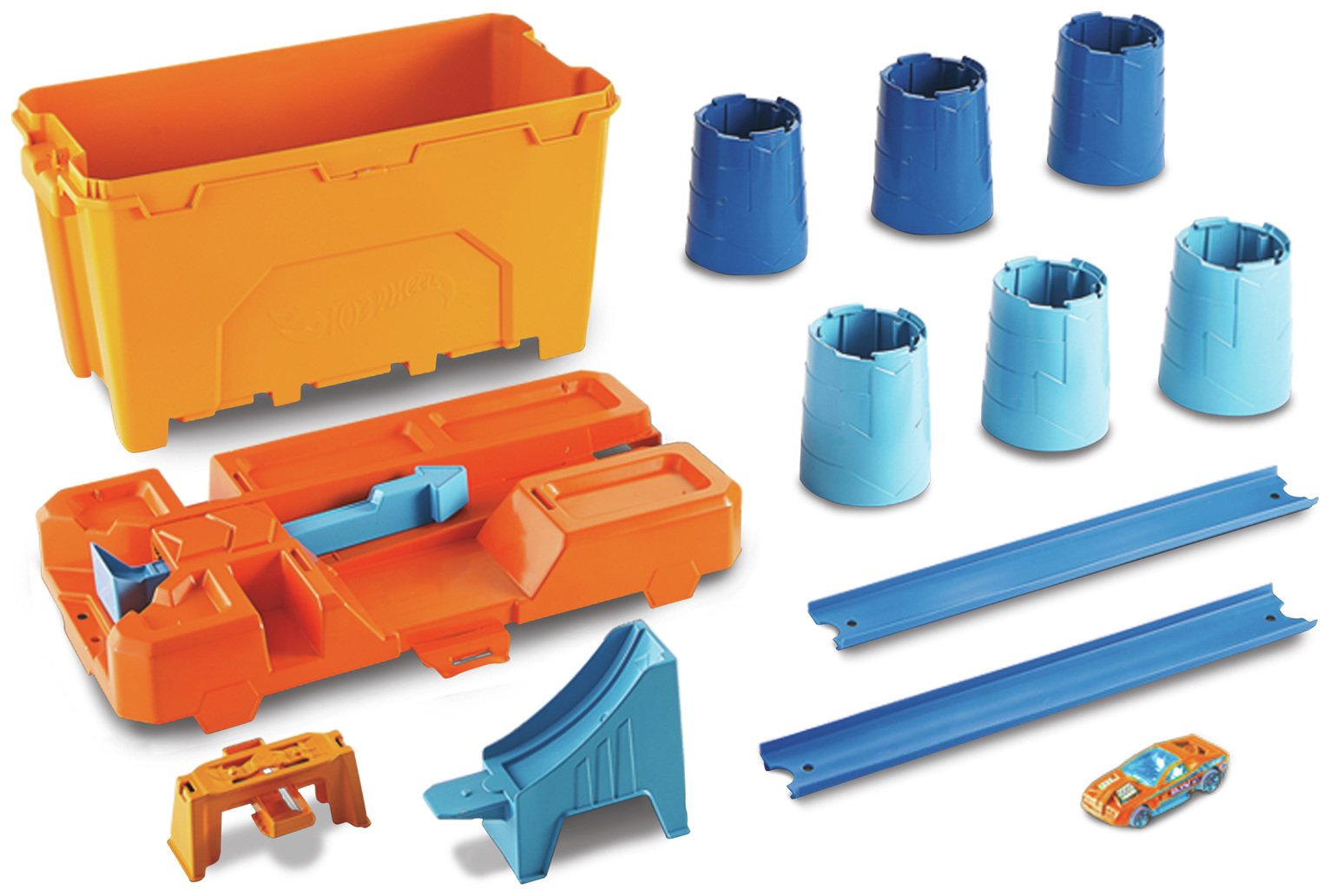 Hot Wheels Track Builder Barrel Box