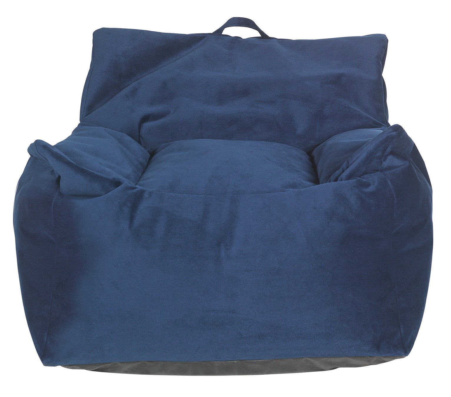 Argos Home Velvet Beanbag - Blue