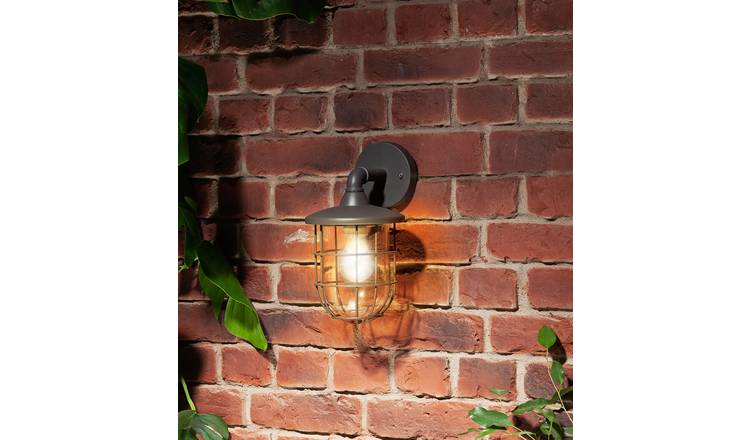 Argos outdoor deals solar wall lights