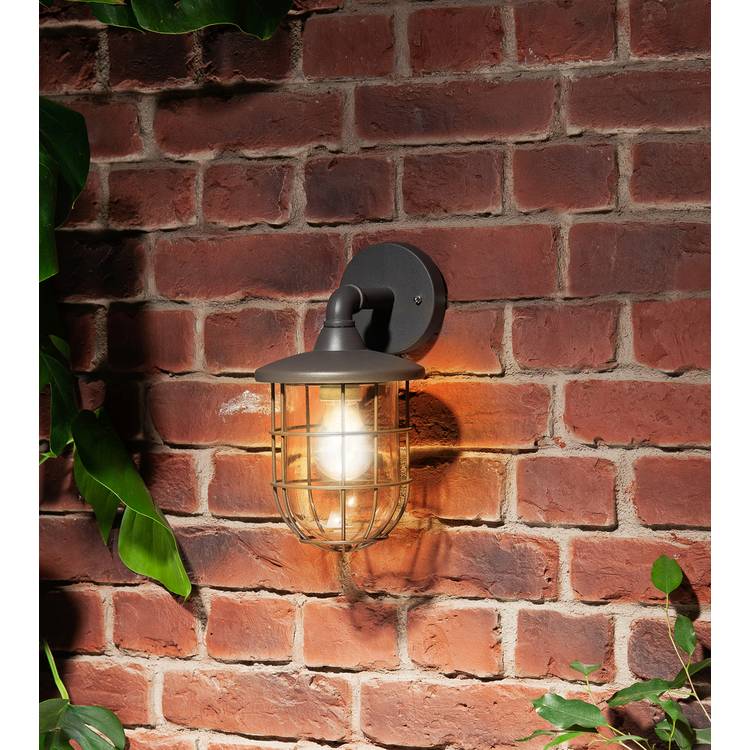 Argos Home Indira Grey Outdoor Cage Wall  Lantern 0
