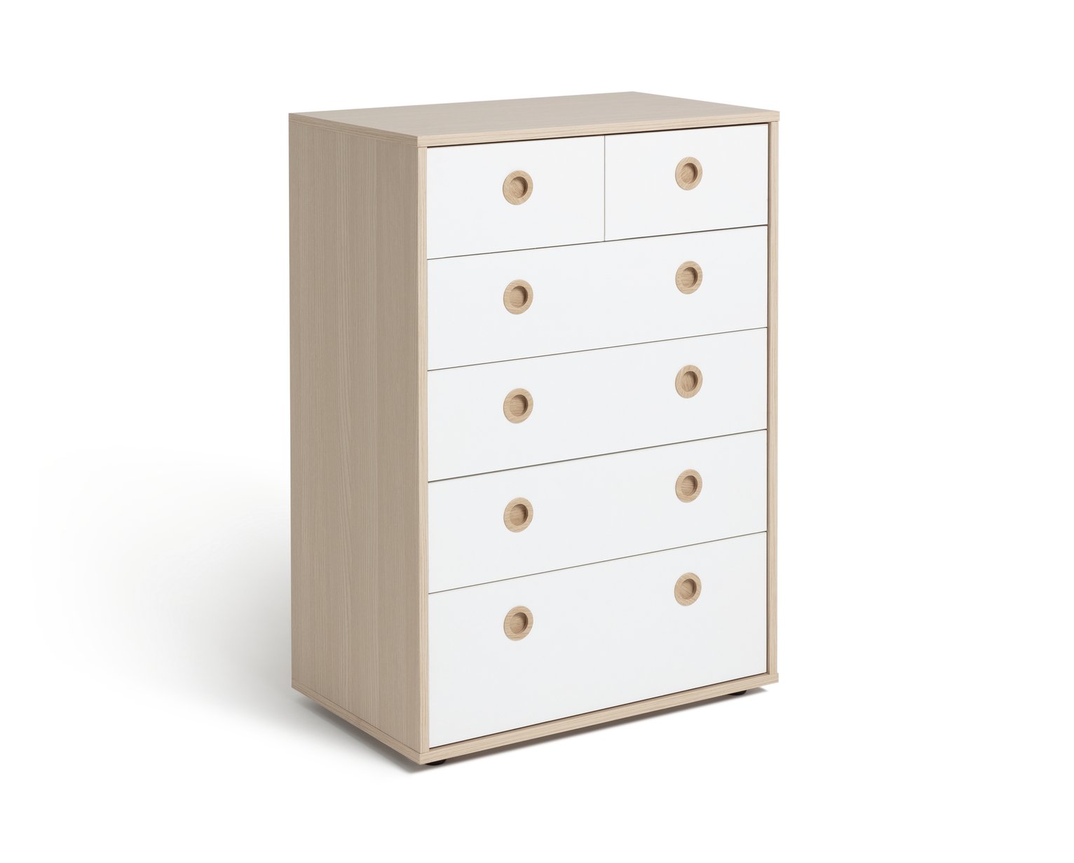 Habitat Kids Camden 4 2 Chest of Drawers - White & Acacia