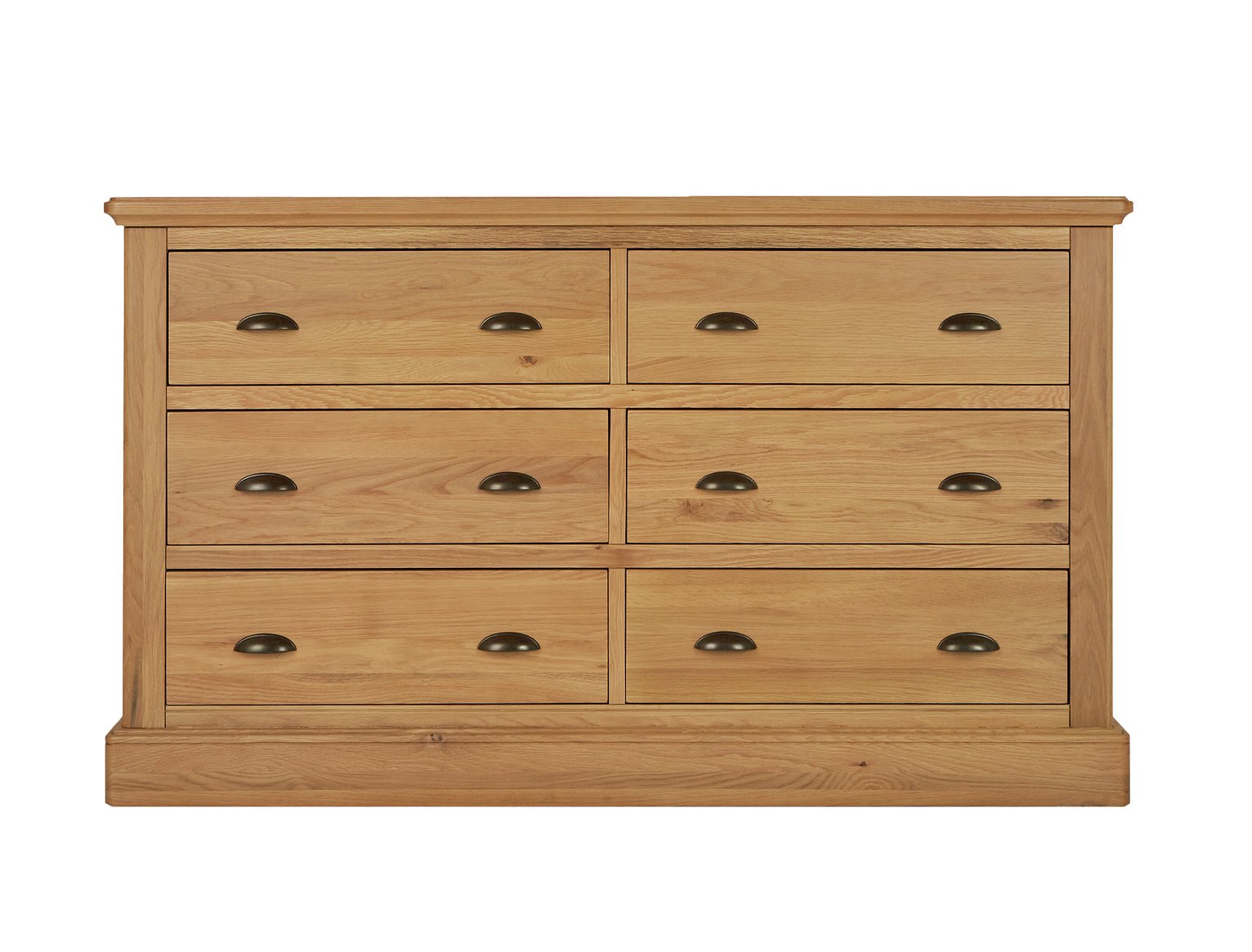 Argos Home Oakham Oak & Veneer 3+3 Drawer Chest Reviews
