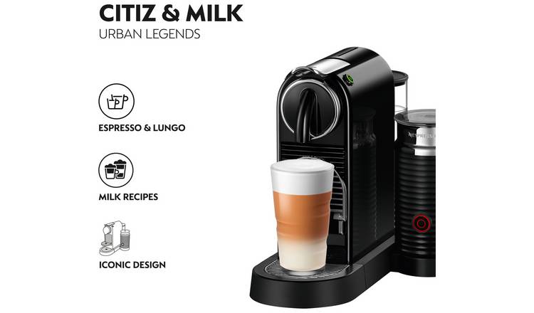 Nespresso CitiZ 11315 Coffee Machine by Magimix, Black