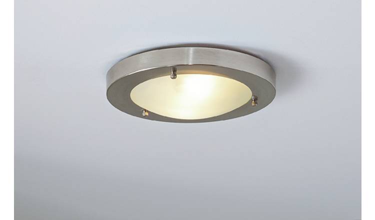 Buy Argos Home Chrome Flush Bathroom Ceiling Light Bathroom Lights Argos