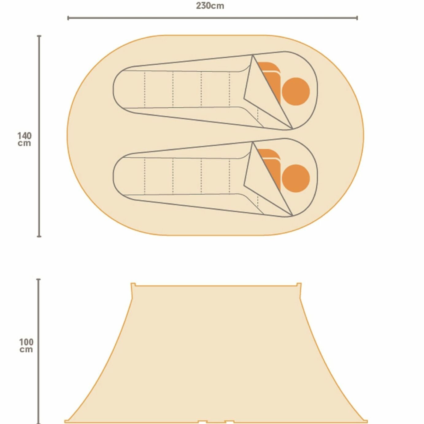 Regatta 2 Man 1 Room Pop Up Tunnel Camping Tent Review