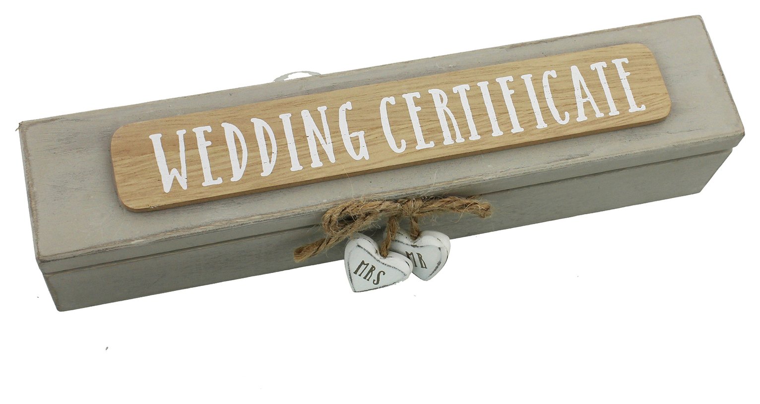Wedding Certificate Box