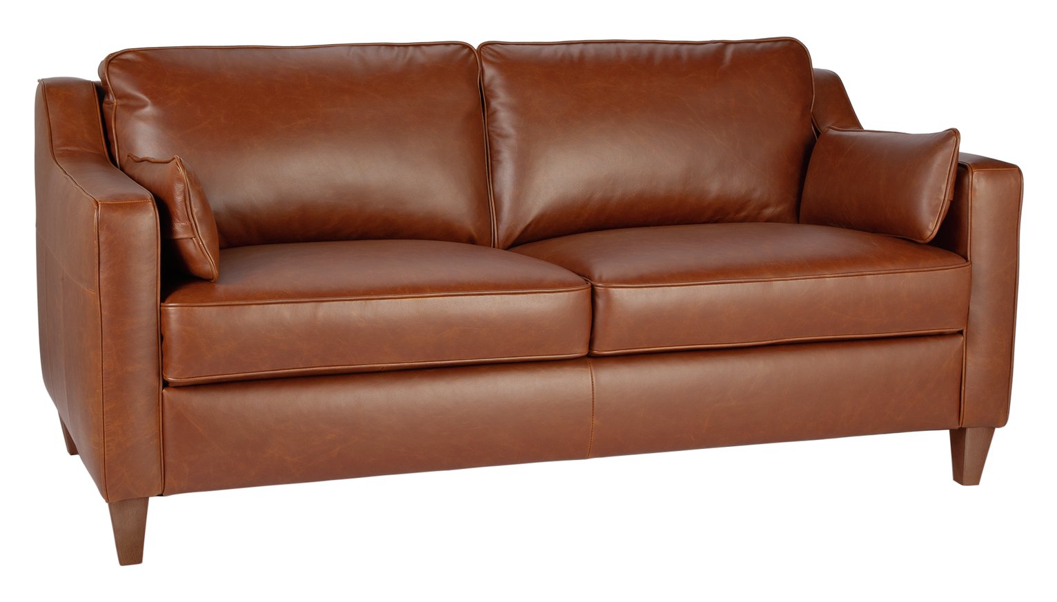 Argos Home Drury Lane 3 Seater Leather Sofa Reviews