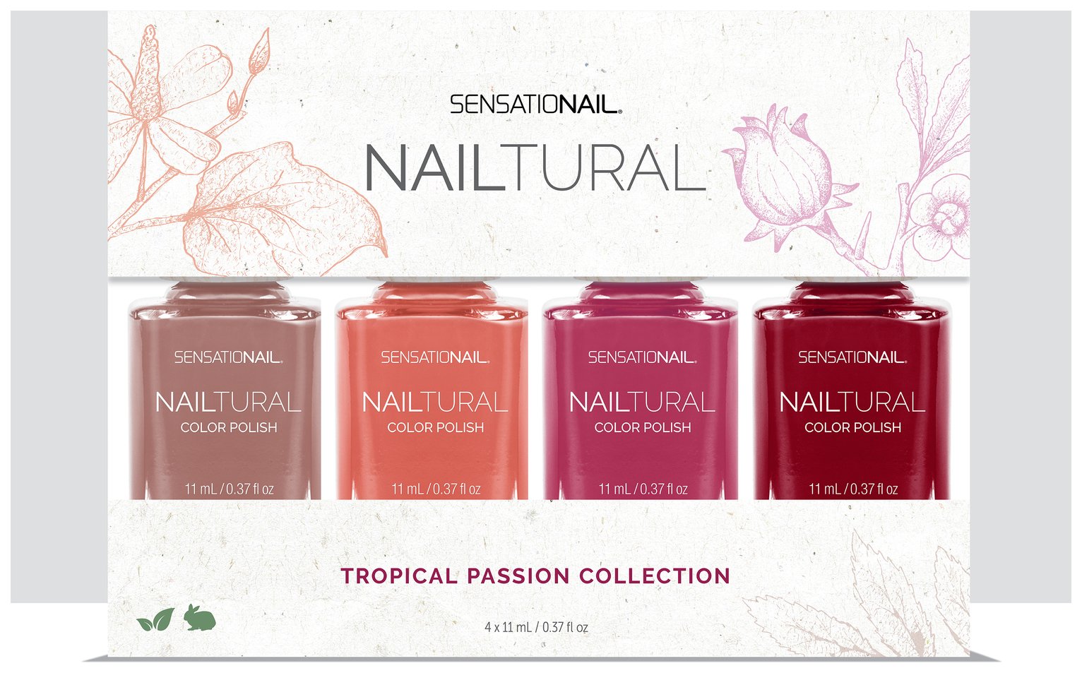 SensatioNail Nailtural Colour Bundle - 4 Pack