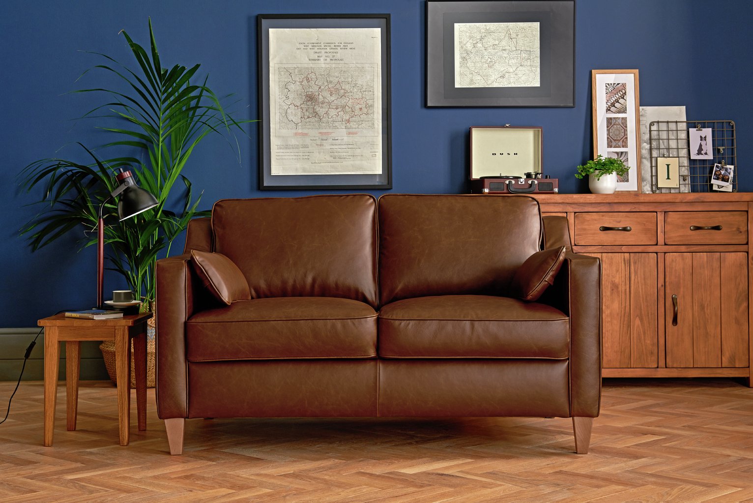 Argos Home Drury Lane 2 Seater Leather Sofa Review