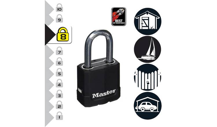 Master Lock Anti Rust Weatherproof Laminated Steel Padlock