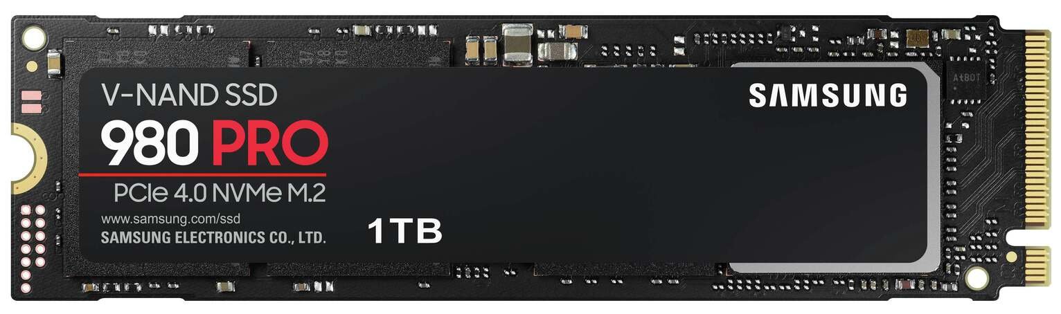 Samsung 980 Pro 1TB PCIe 4.0 NVMe Internal SSD