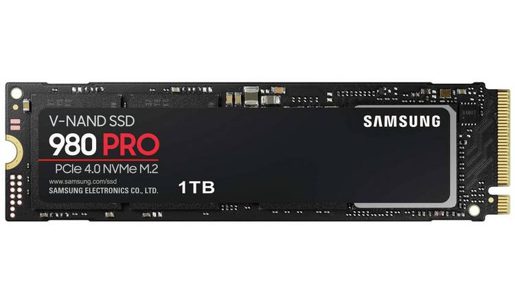 Samsung 980 Pro 1TB PCIe 4.0 NVMe SSD Internal Hard Drive