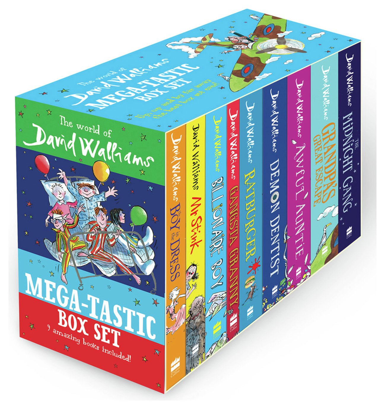 David Walliams Mega-Tastic Paperback Box Set