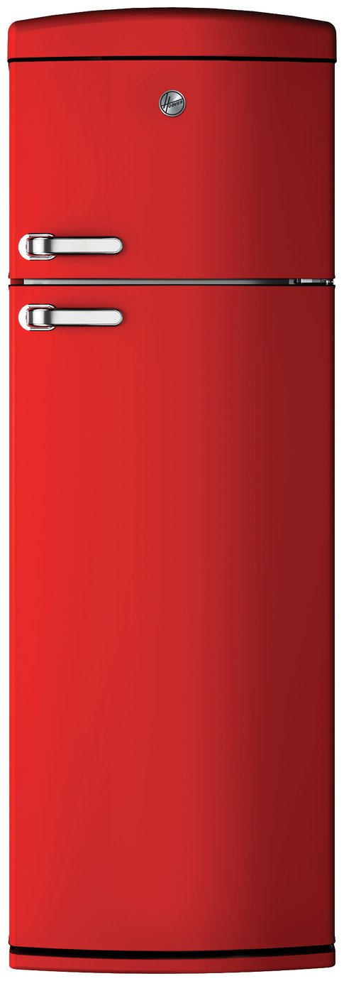 Hoover HVRDS 6172RKH Retro Fridge Freezer - Red