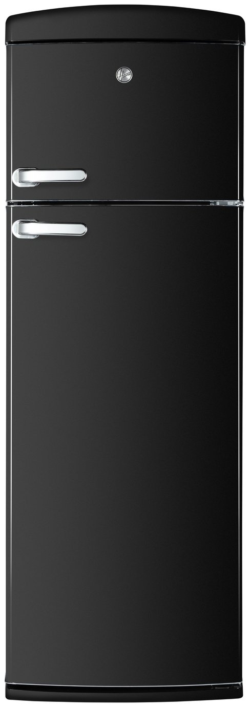 Hoover HVRDS 6172BKH Retro Fridge Freezer - Black