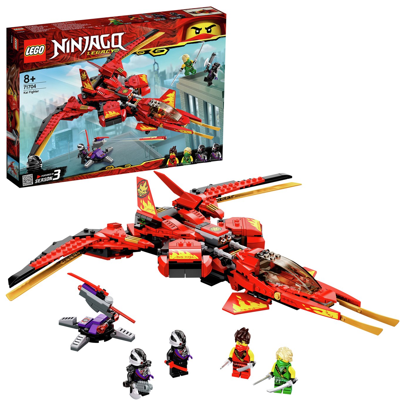 LEGO Ninjago Legacy Kai Fighter Toy Jet Review