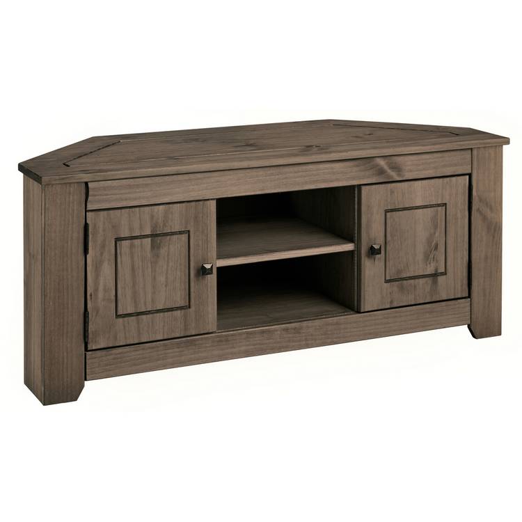 Argos Home Amersham Corner TV Unit - Dark Pine 0