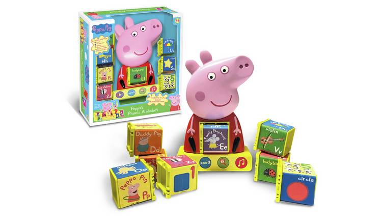 Peppa pig cheap alphabet toy