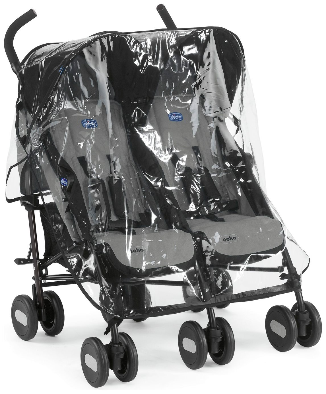 argos double buggy rain cover