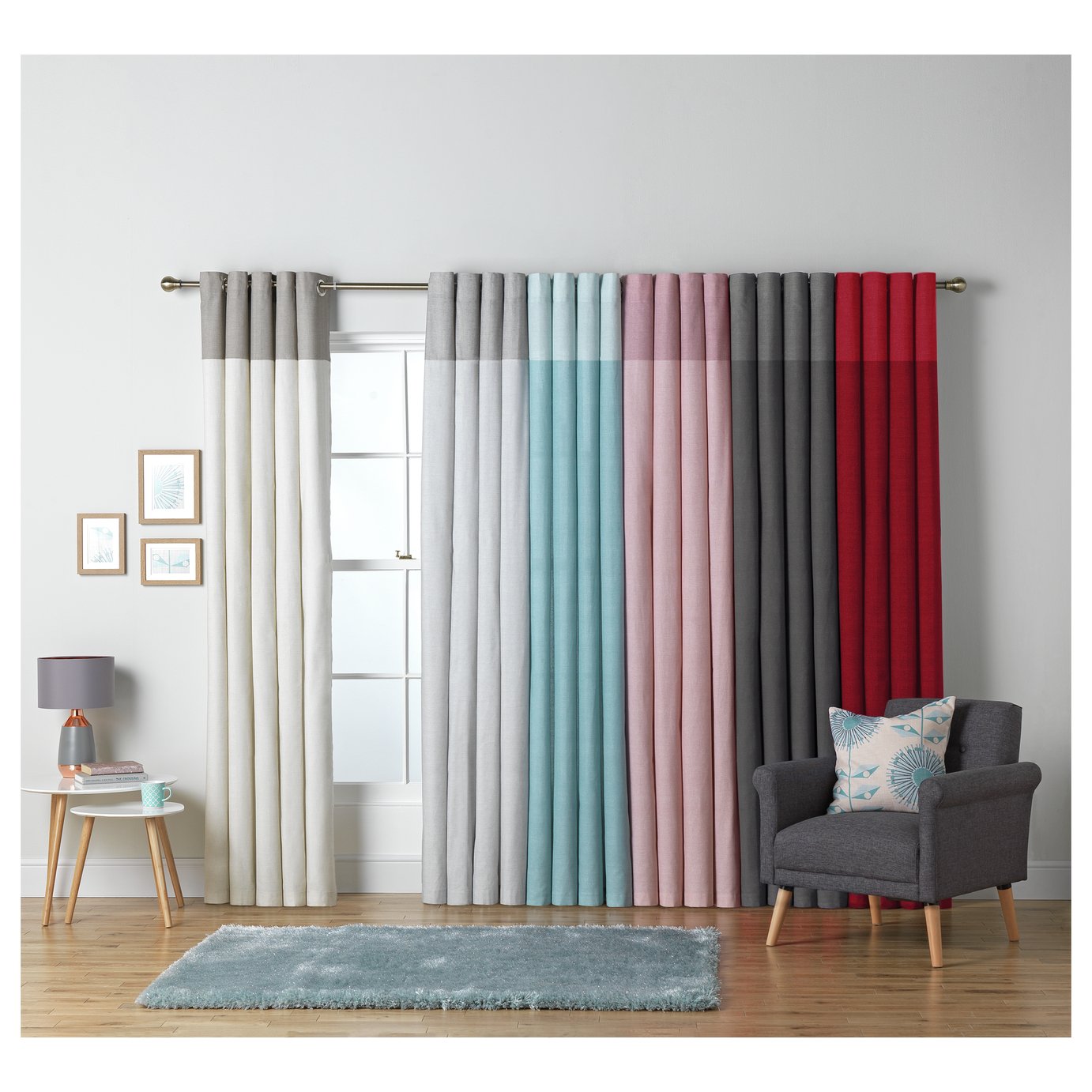 Argos Home Dublin Unlined Eyelet Curtains 168x228 Reviews